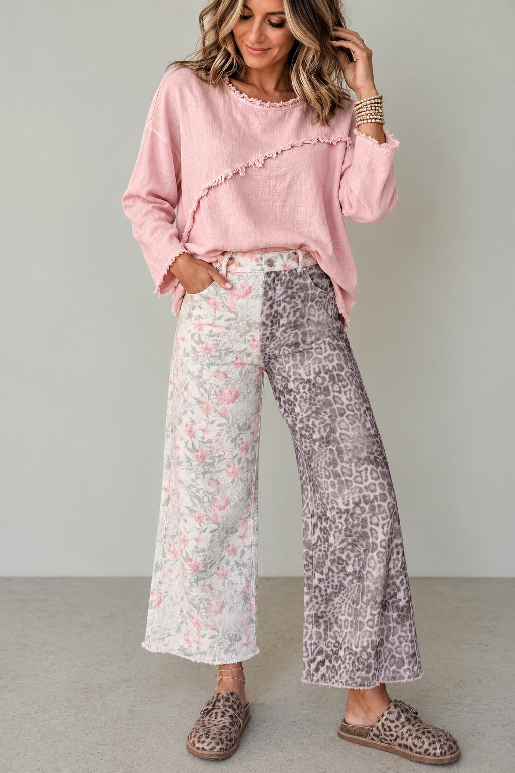 Wildflower & Wildcat Wide-Leg Jeans